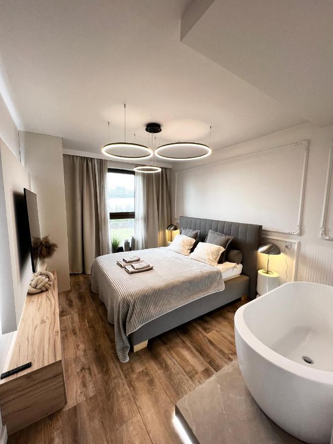Apartament Nad Jeziorem Drweckim Oaza Ostróda Esterno foto